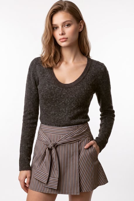 Dames Viscose Mix Kasjmier Trui - Image 5