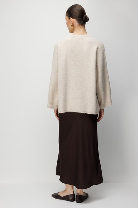 Dames Oversized Crew Neck Trui - Image 6