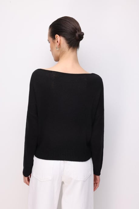 Dames Sweater met Bootnek - Image 5