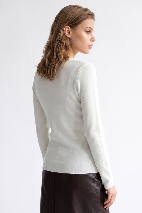 Vrouwen Viscose Mix Kasjmier Trui - Image 6