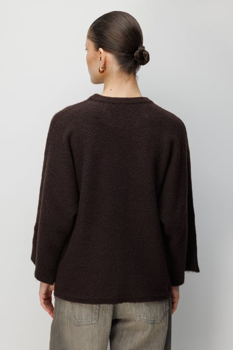 Dames Oversized Crew Neck Sweater - Image 5