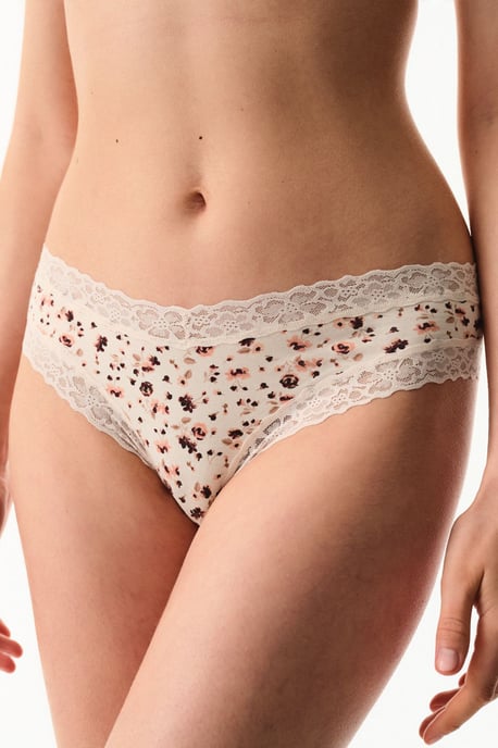 Ontspannen Katoenen Bloemen Slip - Image 1