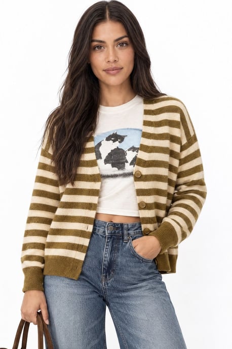 Katoenen Blend Cardigan - Image 1