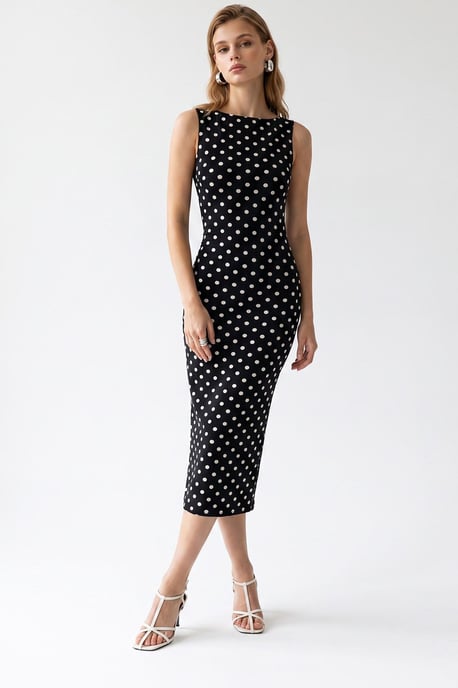 Katoenen Maxi-jurk - Image 1