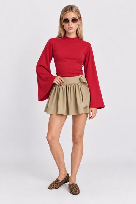 Ronde Hals Lange Mouw Blouse - Image 2