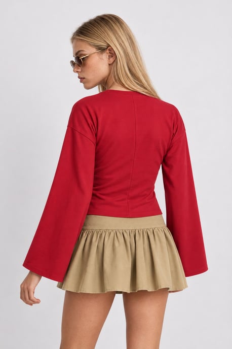 Ronde Hals Lange Mouw Blouse - Image 5