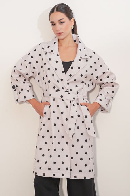 Gepolsterd Dubbelzijdig Trenchcoat - Image 1