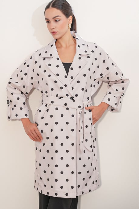 Gepolsterd Dubbelzijdig Trenchcoat - Image 3