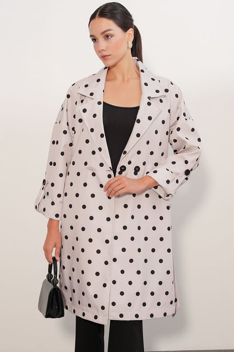 Gepolsterd Dubbelzijdig Trenchcoat - Image 4