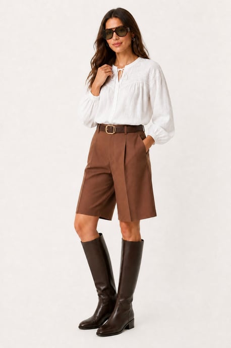 Vrouwen Katoenen Shorts - Image 2