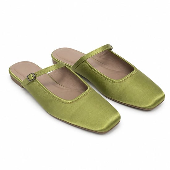 Montevita ballerina voor dames, groen - Image 1