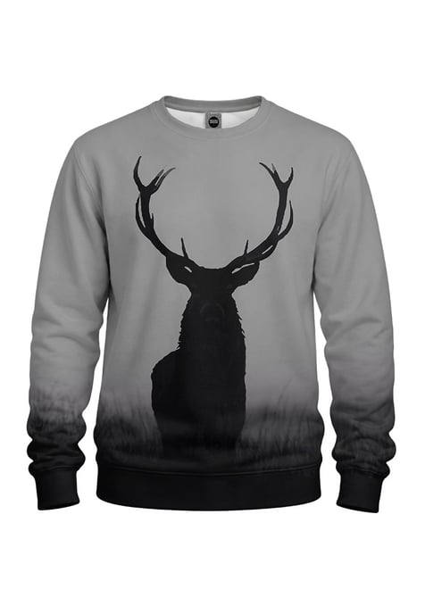 Sweatshirt met Allover-Print Wilde Hert Mr Gugu & Miss GO - Image 1