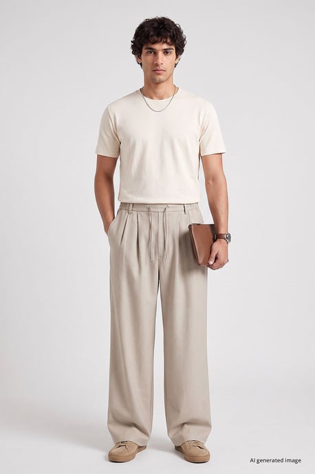Heren Viscose Mix Broek - Image 1