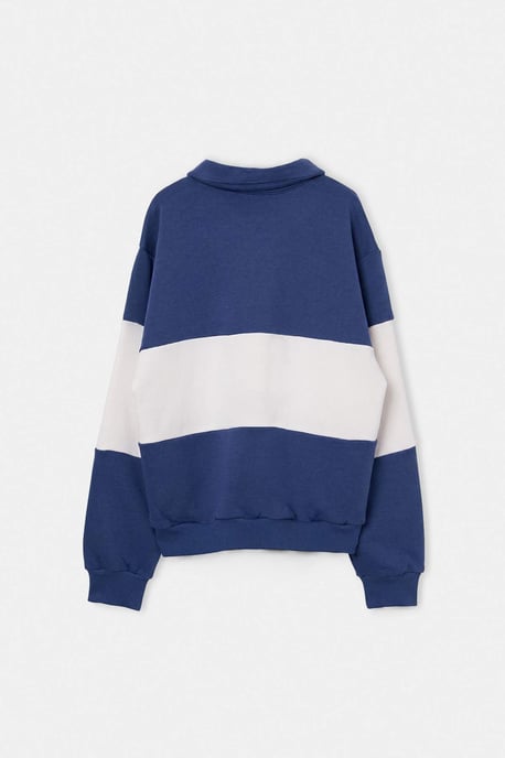 TRENDYOLKIDS Jongens Donkerblauw Met grafische print Lang, Regular fit Sweatshirts - Image 2