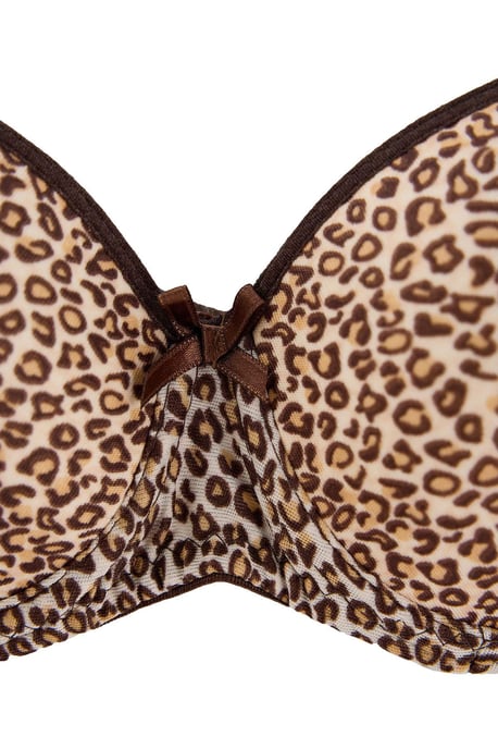 TRENDYOLMİLLA Dames 4-pack Zwart Animal print Vaste cup BH's - Image 4