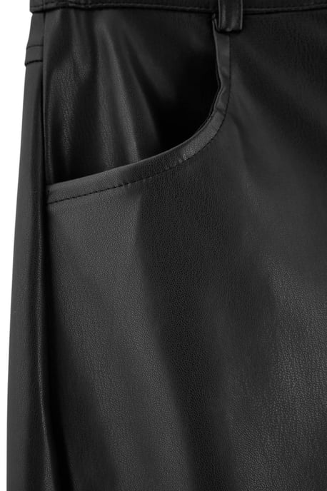 TRENDYOLMİLLA Dames Zwart Effen Barrel-model Normale taille Broeken - Image 5