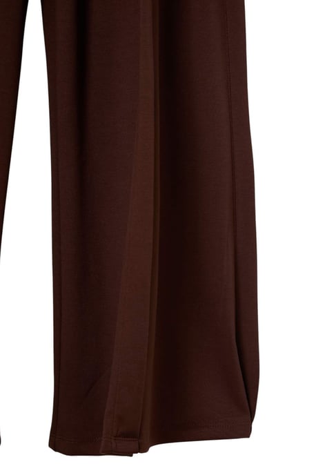 TRENDYOLMİLLA Dames Bruin Effen Wijde pijp Normale taille Broeken - Image 5
