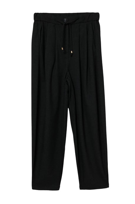 TRENDYOLMİLLA Dames Grijs Effen Carrotbroek Normale taille Broeken - Image 1