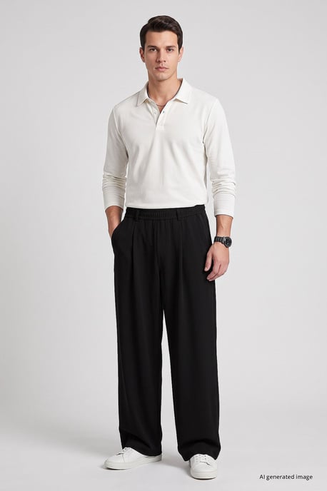 Heren Rechtaf Geknipte Broek - Image 1