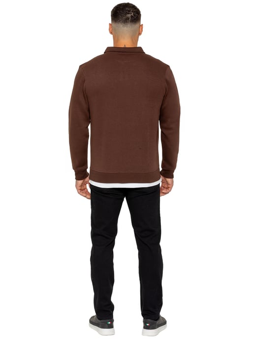 Enzo Milano | Sweatshirt met halve rits en kraag voor heren - Image 5