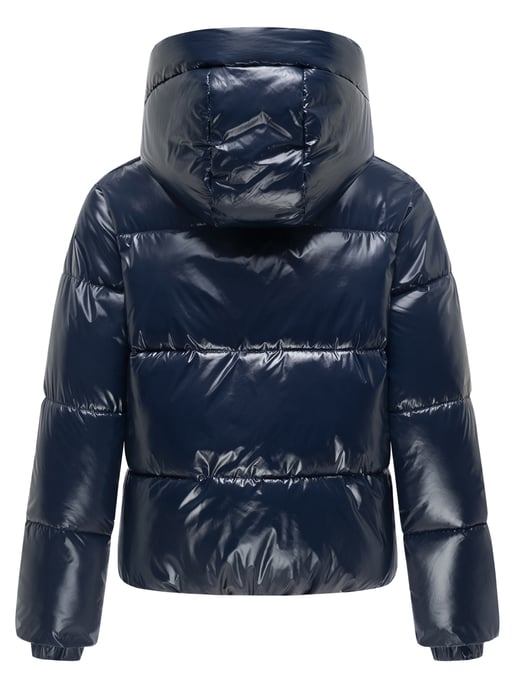 Marikoo dames gewatteerde winterjas Skyraa met capuchon & glanzend design - Image 5