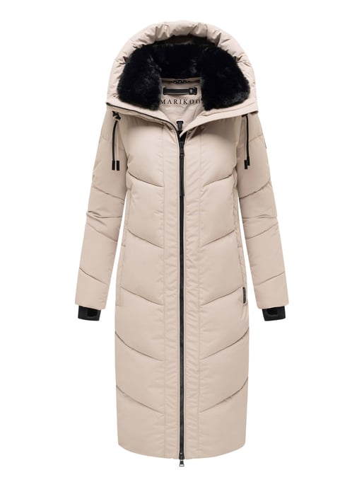 Marikoo Nadaree dames winterjas – lang, warm & met capuchon - Image 1