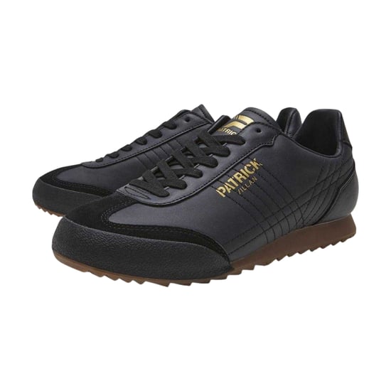Patrick Leren heren Villan Trainers (Zwart) - Image 4