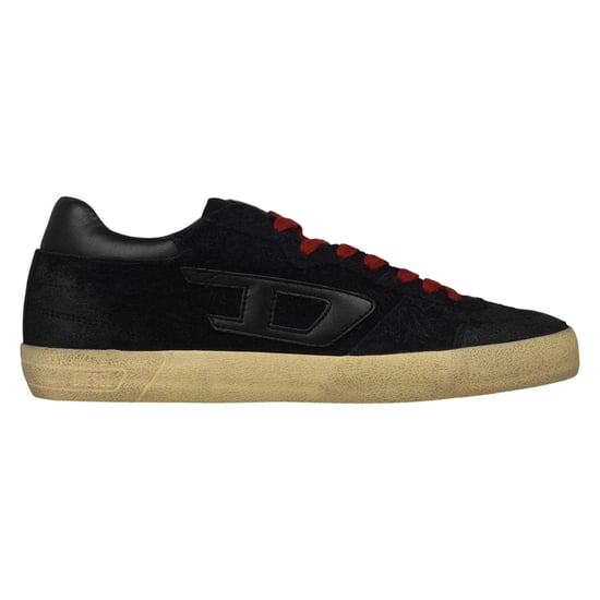 Diesel Heren S-Leroji leren sportschoenen (Zwart) - Image 1