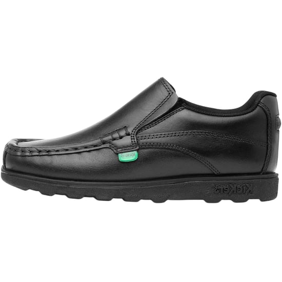 Kickers Fragma leren schoolschoenen voor jongens (Zwart) - Image 3