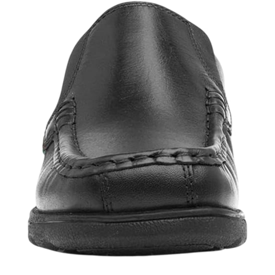 Kickers Fragma leren schoolschoenen voor jongens (Zwart) - Image 4