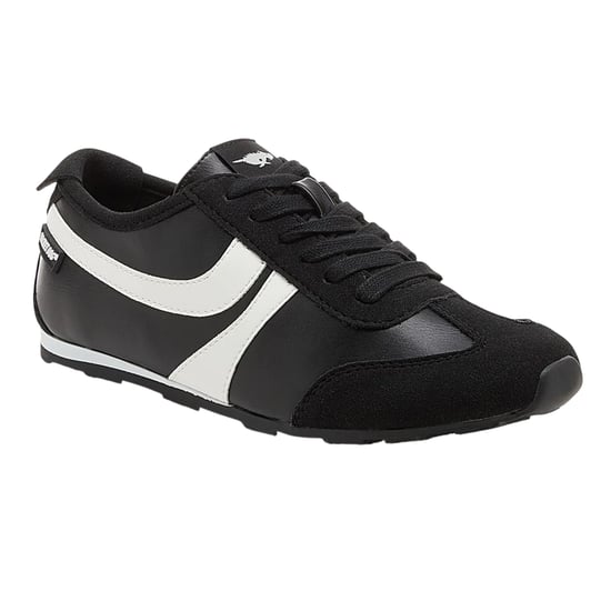 Rocket Dog Dames Destin PU Sneakers (Zwart/Wit) - Image 6