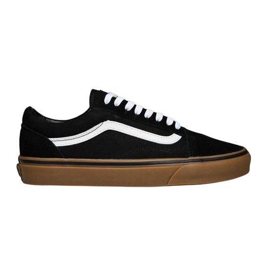 Vans Old Skool-canvas sportschoenen voor heren (Zwart/Gum) - Image 1