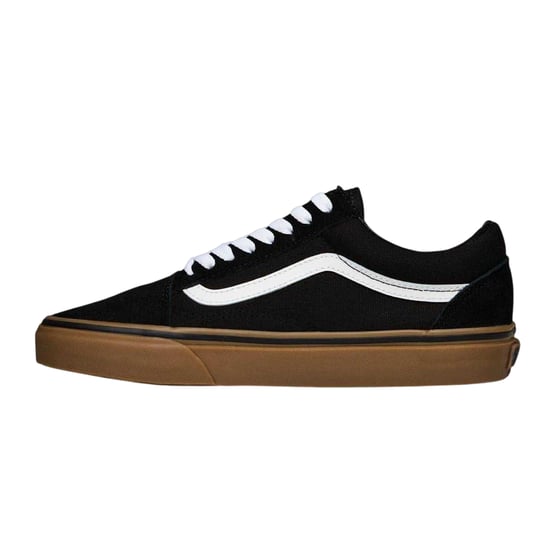 Vans Old Skool-canvas sportschoenen voor heren (Zwart/Gum) - Image 3