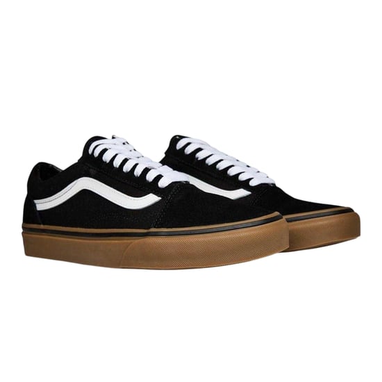Vans Old Skool-canvas sportschoenen voor heren (Zwart/Gum) - Image 4