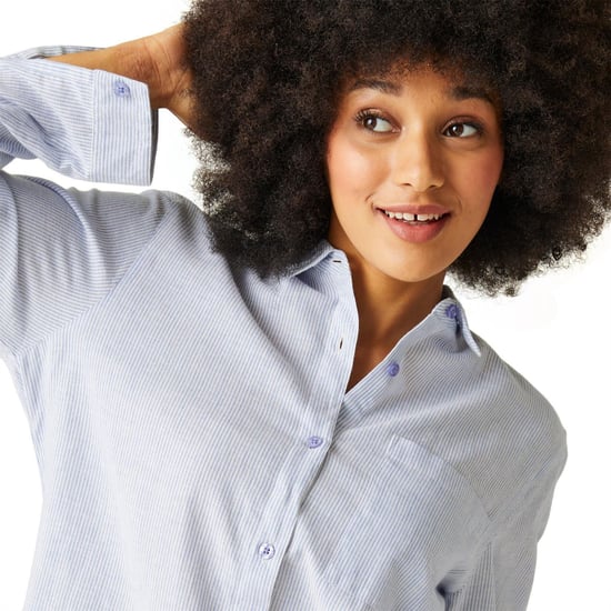 Regatta Womens Primevere Cotton Blend Long Sleeved Shirt - Image 4