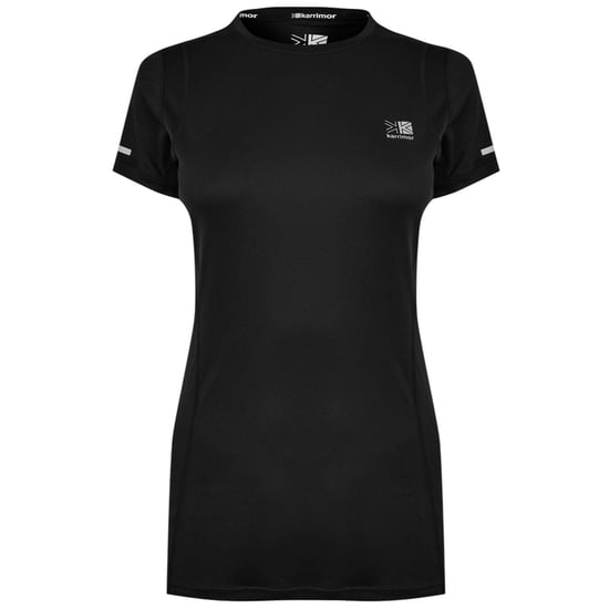 Karrimor Slim-fit T-shirt voor dames met opdruk op de rug (Zwart) - Image 2