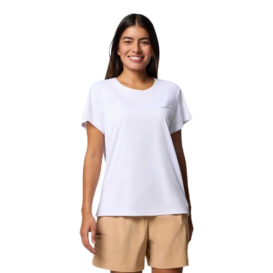 Columbia Dames/Dames Logo T-Shirt (Wit) - Image 1