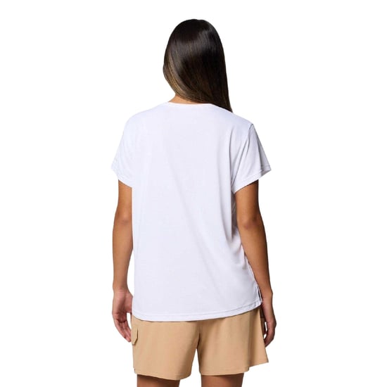 Columbia Dames/Dames Logo T-Shirt (Wit) - Image 2