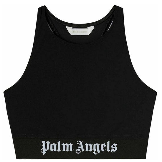 Palm Angels Sportieve crop-top met bandjes voor dames (Zwart, Wit) - Image 2