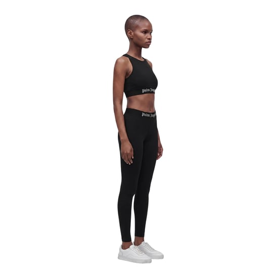 Palm Angels Sportieve crop-top met bandjes voor dames (Zwart, Wit) - Image 5