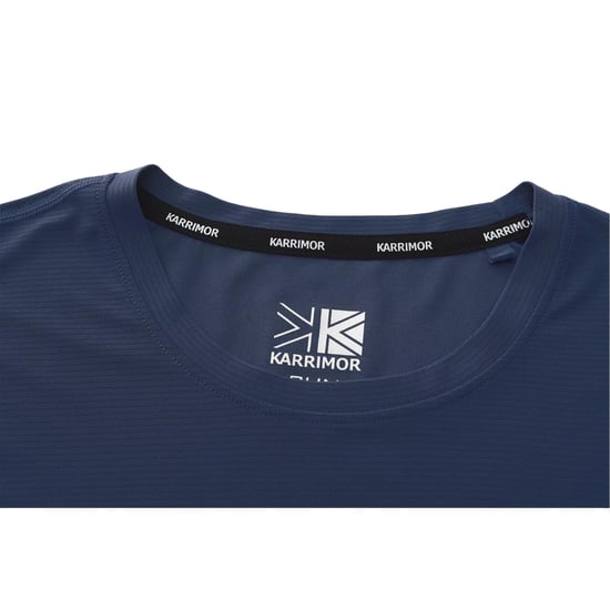 Karrimor Slim-fit T-shirt voor dames met opdruk op de rug (Marine) - Image 4