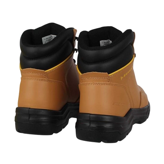 Dunlop Unisex Dakota-veiligheidslaarzen van leer voor volwassenen (Honing) - Image 2