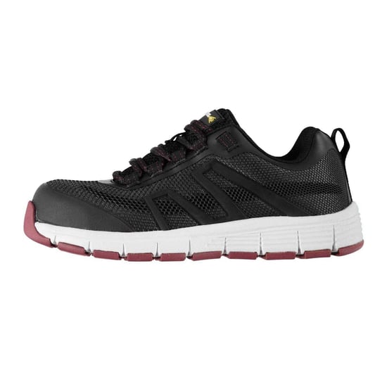 Dunlop Veiligheidsschoenen met stalen neus voor dames van het merk Maine SB (Zwart / Fuchsia) - Image 2