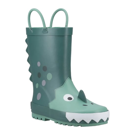 Cotswold Kinder Dinosaur 3D Gumm laarzen (Groen) - Image 4