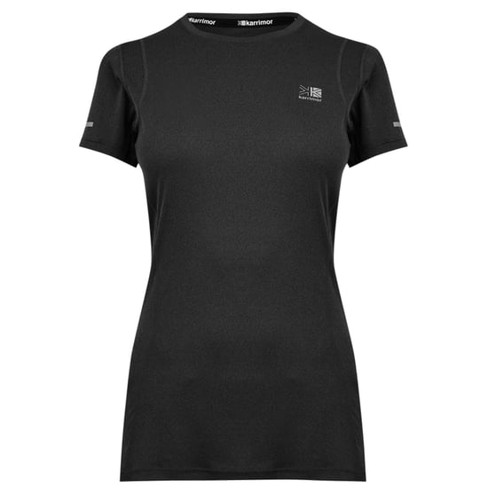 Karrimor Slim-fit T-shirt voor dames met opdruk op de rug (Houtskool) - Image 2