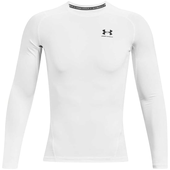 Under Armour HeatGear-basislaagshirt voor heren (Wit) - Image 2