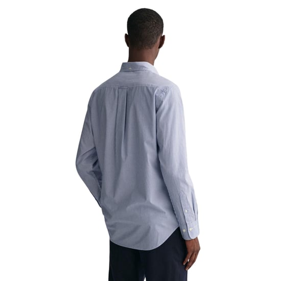 Gant Popeline overhemd voor heren in bankstijl (Blauw) - Image 3