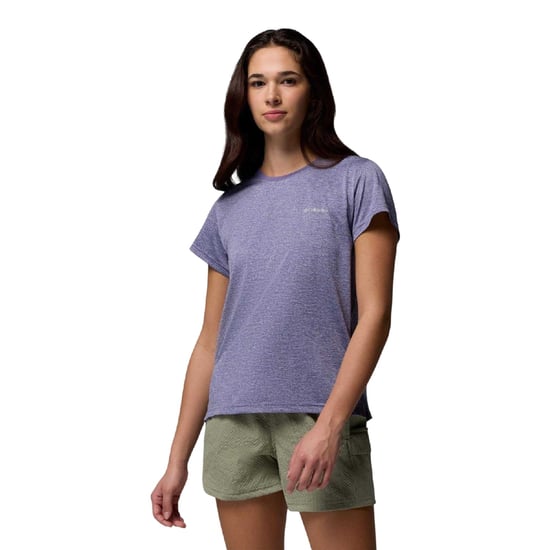 Columbia Dames/Dames Logo T-Shirt (Lichtpaars) - Image 1