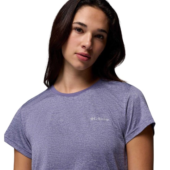 Columbia Dames/Dames Logo T-Shirt (Lichtpaars) - Image 3