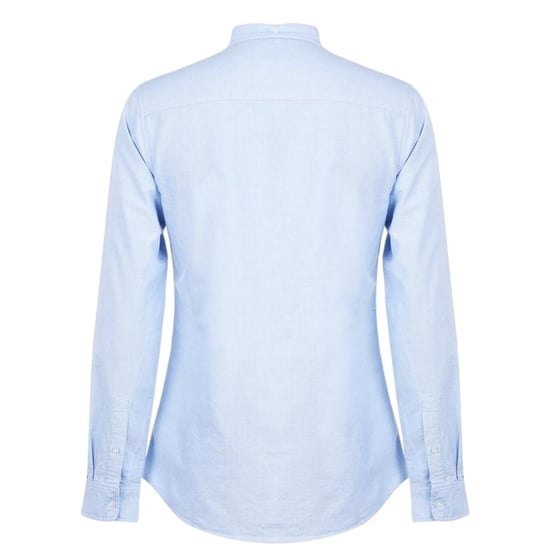 Firetrap Heren Basic Oxford-overhemd van katoen met knoopsluiting (Blauw) - Image 3